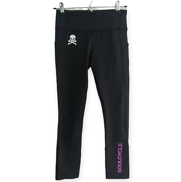 Lululemon SoulCycle Wunder Train 22" Crop Leggings with Mesh Size 4 - Picture 16 of 16